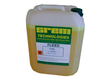 Water-based fluorescent penetrant FLUXO P502 - Srem Technologies